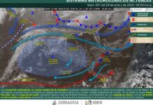 Frente frío 32 provocará vientos fuertes y descenso de temperaturas en México