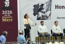 Sheinbaum en Sonora: “ninguna potencia extranjera determina el destino ni los recursos de México”, reitera