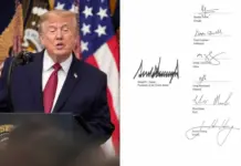 “Unites States”: el error ortográfico en la firma del decreto de Trump sobre inteligencia artificial