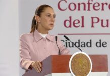 Sheinbaum pide al embajador de EU, Ronald Johnson, y al gobernador de Querétaro, Mauricio Kuri, cumplir las leyes