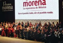 Morena celebra 15 años con llamado a la unidad ante el embate de la derecha y con respaldo a Sheinbaum